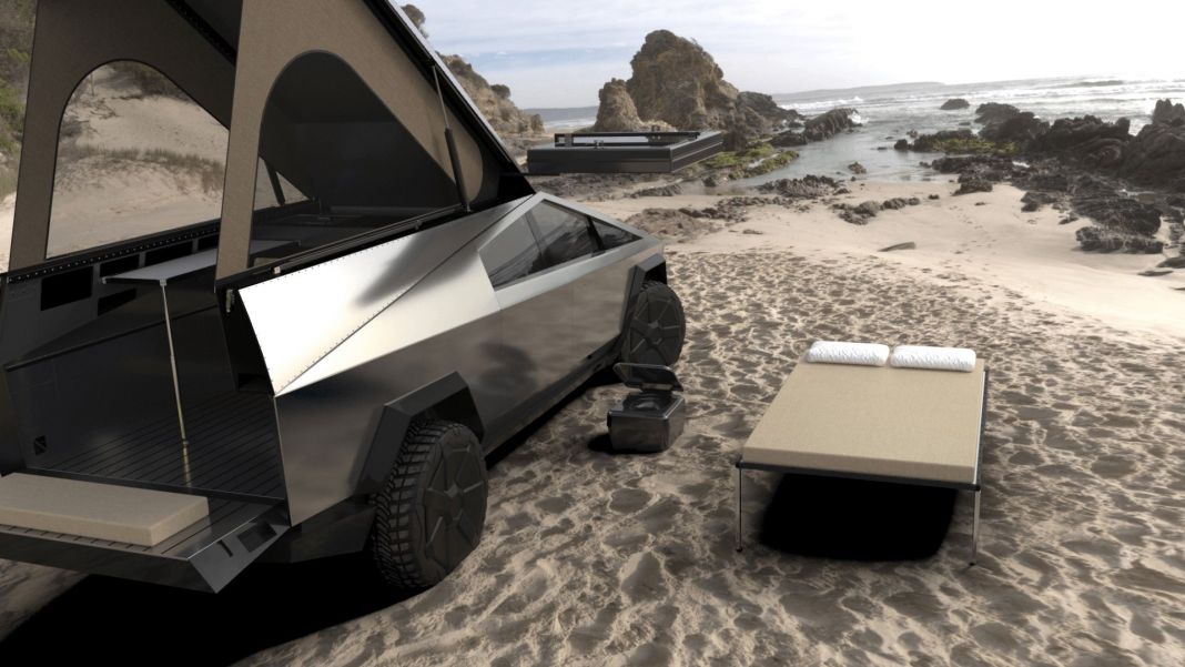 Increíble. El fenómeno camper llega hasta el nuevo Tesla Cybertruck 10 Motor16 Tesla Cybertruck Camper