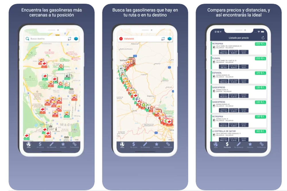 App Gasolineras España. 