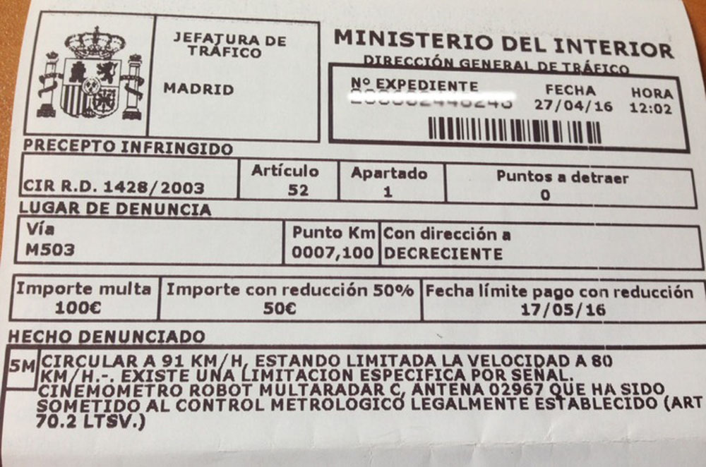 ¡A casi 300 km/h! Las multas por exceso de velocidad récord en España Motor 16 ¡A casi 300 km/h! Las multas por exceso de velocidad récord en España Motor 16