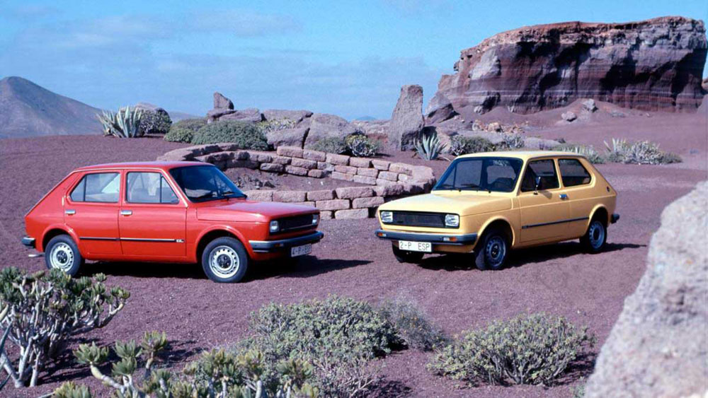 coches clásicos. seat 127