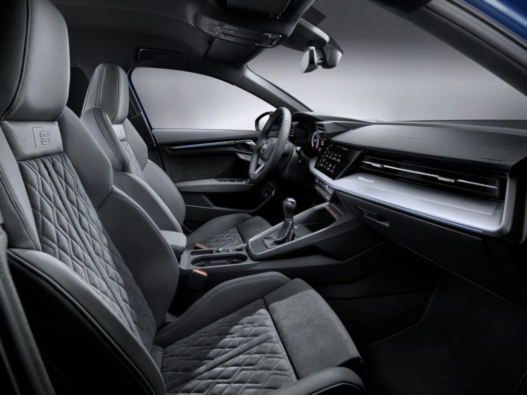 Audi S3. Imagen asientos delanteros.