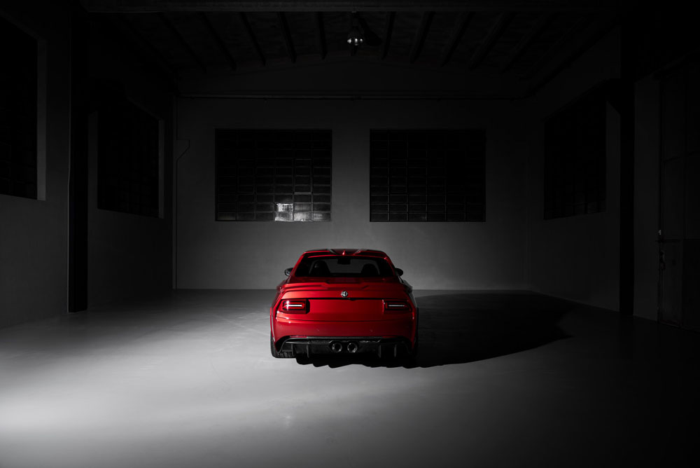 Un Alfa Romeo Giulia se esconde bajo la obra de ErreErre Fuoriserie 6 Motor16 2022 Alfa Romeo Giulia ErreErre Fuoriserie 4 Motor16