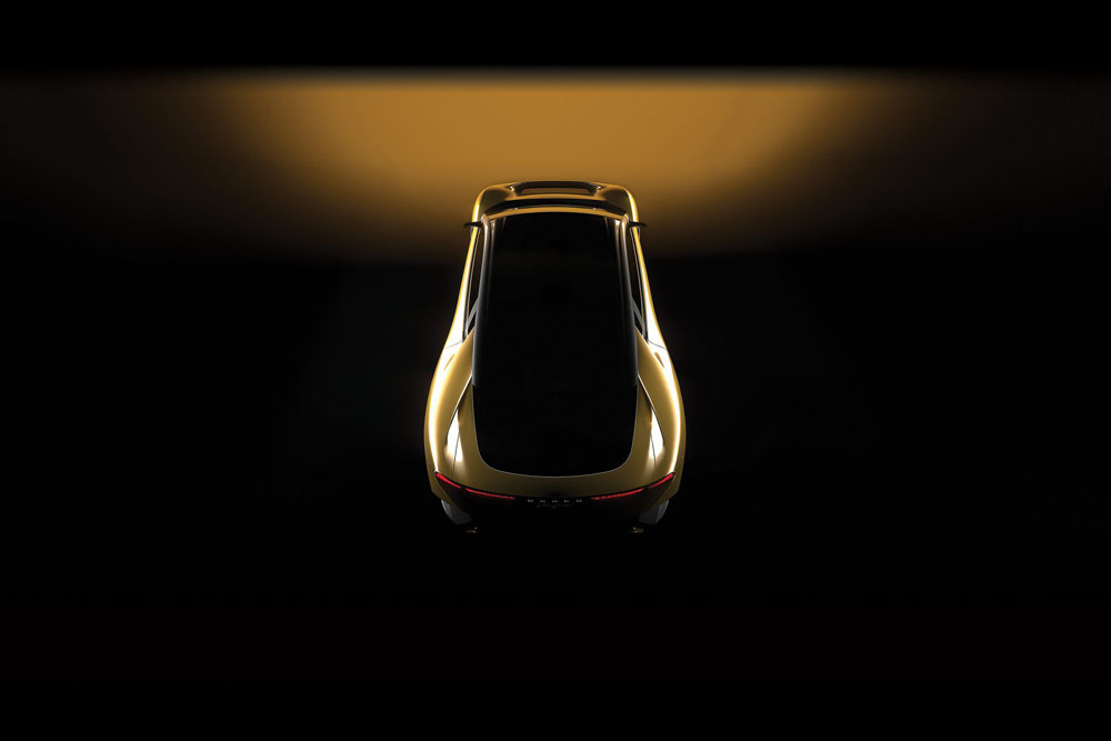 Drako tendrá un SUV eléctrico que 'merienda' Tesla Model X Plaid 1 Motor16 Drako Dragón. Imagen estudio trasera.