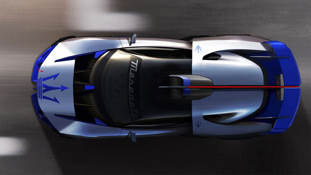 Maserati Project24. Imagen superior.