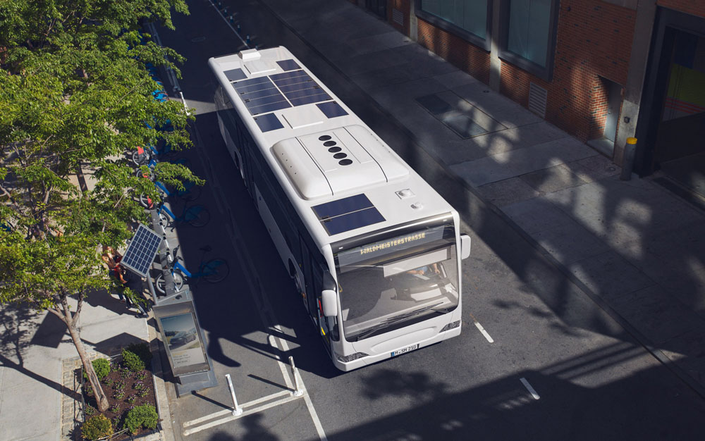 Sono Motors Sion. Imagen Kit Solar Bus.