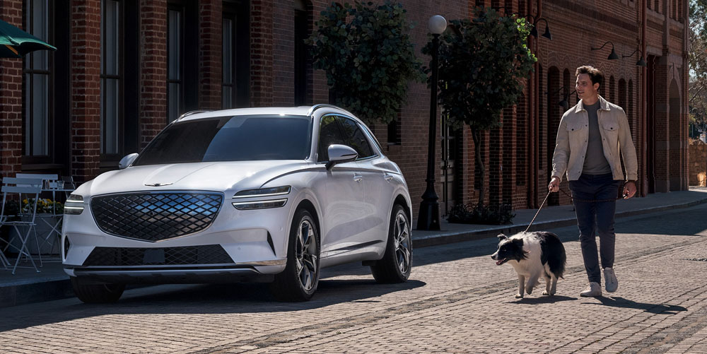 Genesis Electrified GV70. Imagen estática.