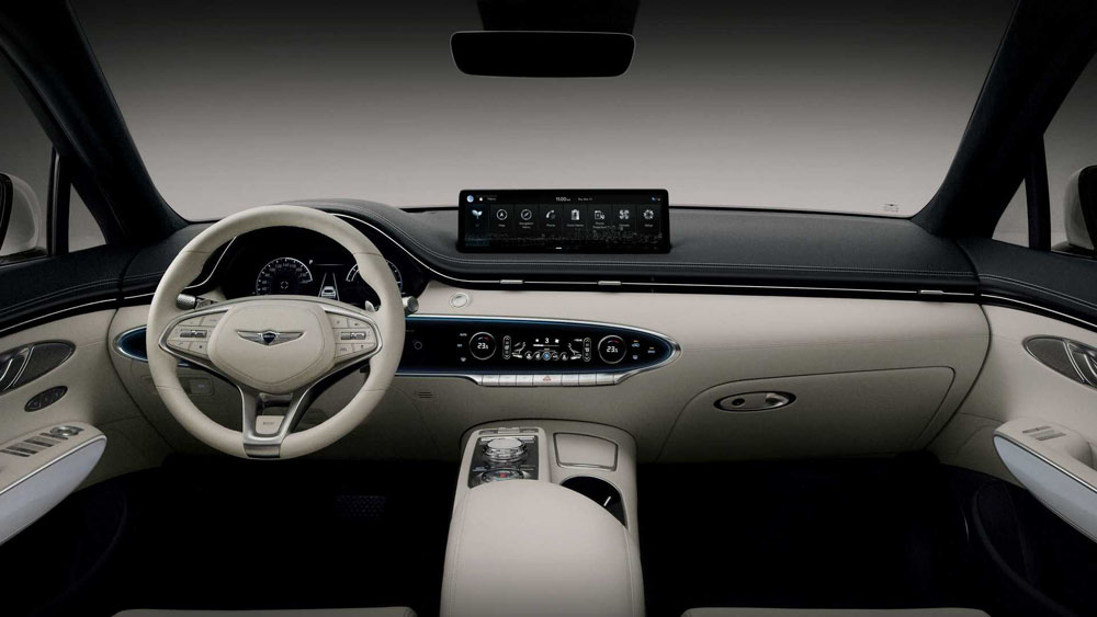 Genesis Electrified GV70. Imagen interior.