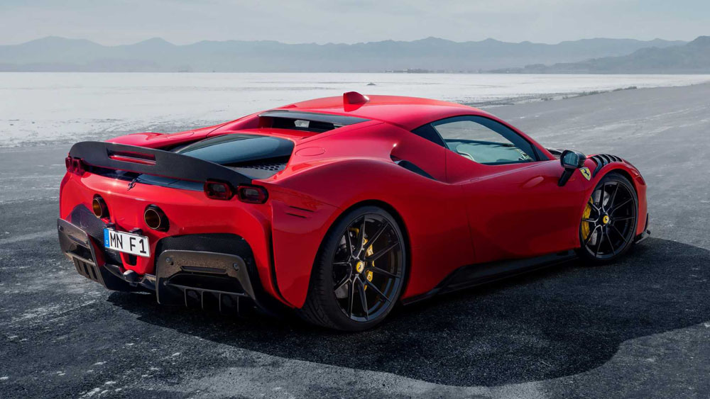 Novitec Ferrari SF90 Stradale. Imagen estática trasera.