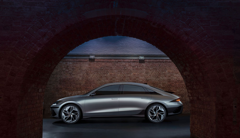 Los secretos del Hyundai Ioniq 6 quedan al descubierto 2 Motor16 Hyundai Ioniq 6. Imagen exterior perfil.