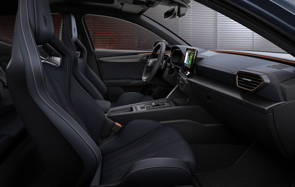 Asientos CUPBucket del Cupra León VZ CUP.