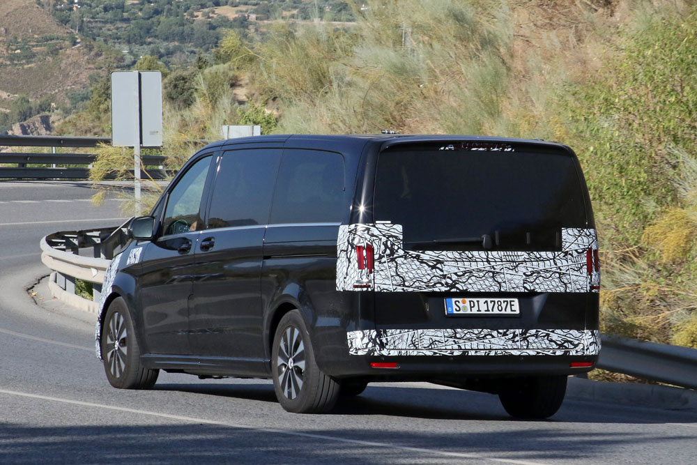 Mercedes EQV, la hora del lavado de cara 14 Motor16 Mercedes EQV facelift 12 Motor16