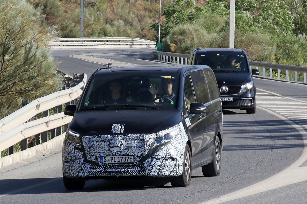 Mercedes EQV, la hora del lavado de cara 5 Motor16 Mercedes EQV facelift 3 Motor16