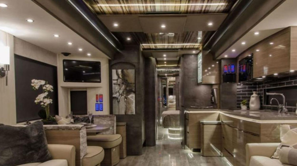 Caravanas de lujo. Interior.