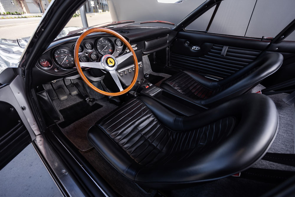 Ferrari 365 GTB/4 Prototype. Imagen interior.