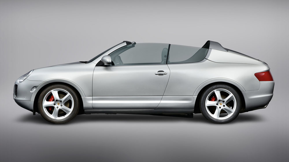 Porsche Cayenne Cabriolet Prototype. Imagen estudio perfil.