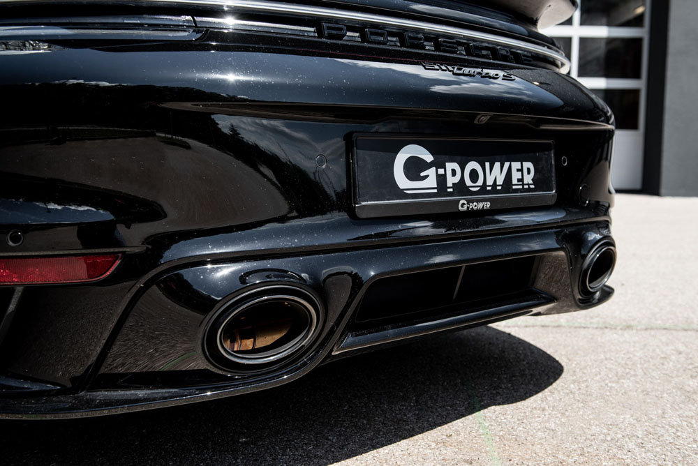 Vitamina G-Power para los Porsche 911 Turbo S 2 Motor16 G-Power Porsche 911 Turbo S. Imagen detalle escape.