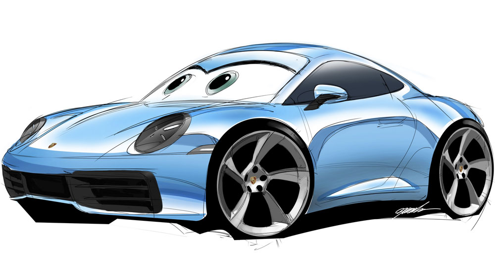 Sally se convertirá en realidad gracias a Porsche Exclusive Manufaktur 4 Motor16 2022 Porsche 911 Sally Special Bocetos 2 Motor16