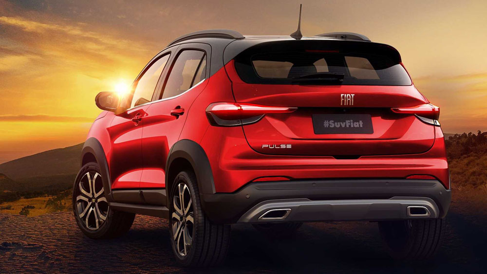 Fiat ya tiene su SUV coupé y se llama Fastback 1 Motor16 Fiat Pulse. Imagen trasera.