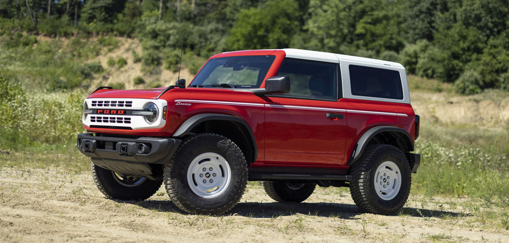 2023 Ford Bronco Heritage Edition Race Red 2 Motor16