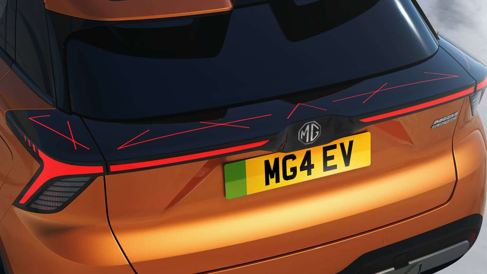 El compacto eléctrico de MG ya está a la venta 4 Motor16 MG 4 Electric. Imagen detalle trasero.