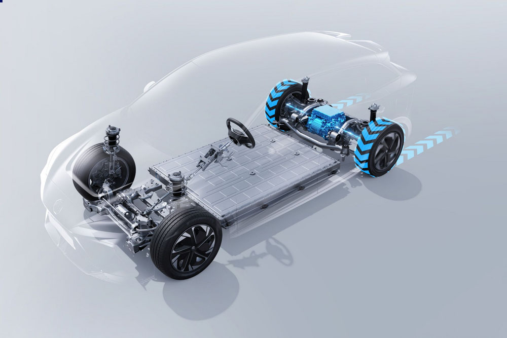 El compacto eléctrico de MG ya está a la venta 3 Motor16 MG 4 Electric. Imagen detalle plataforma.