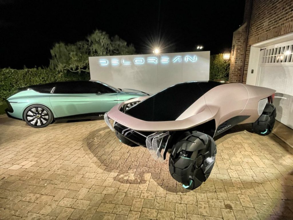 DeLorean muestra su regreso al futuro con el Alpha5 Plasmatail Concept 19 Motor16 2040 DeLorean Omega and 2024 DeLorean Alpha5 Plasmatail 1 Motor16