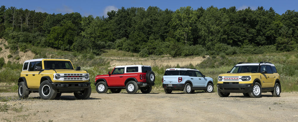Aire retro para los Ford Bronco y Ford Bronco Sport en EE.UU. 4 Motor16 Ford Bronco Heritage Limited Edition Bronco Heritage Edition Bronco Sport Heritage Bronco Sport Heritage Limited Edition 2 Motor16