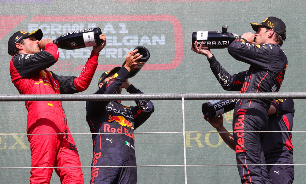 GP de Bélgica: el sueño de un piloto y la pesadilla del resto 1 Motor16 PODIO GP BELGICA Motor16