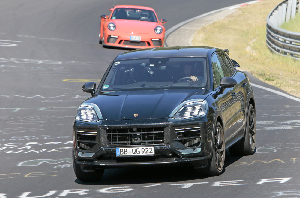Porsche Cayenne Turbo GT: ¡cazado! por primera vez 3 Motor16 Porsche cayenne Turbo GT facelift 2 Motor16