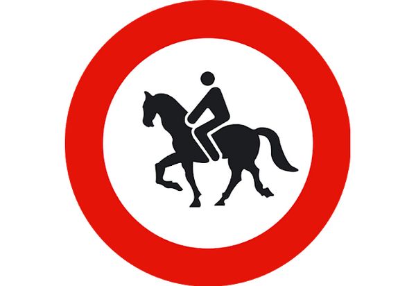 Estas son las señales de tráfico más raras que te puedes encontrar en la carretera 17 Motor16 Prohibido jinetes