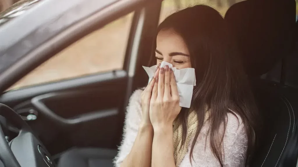El peligro al que te expones al conducir con alergia
