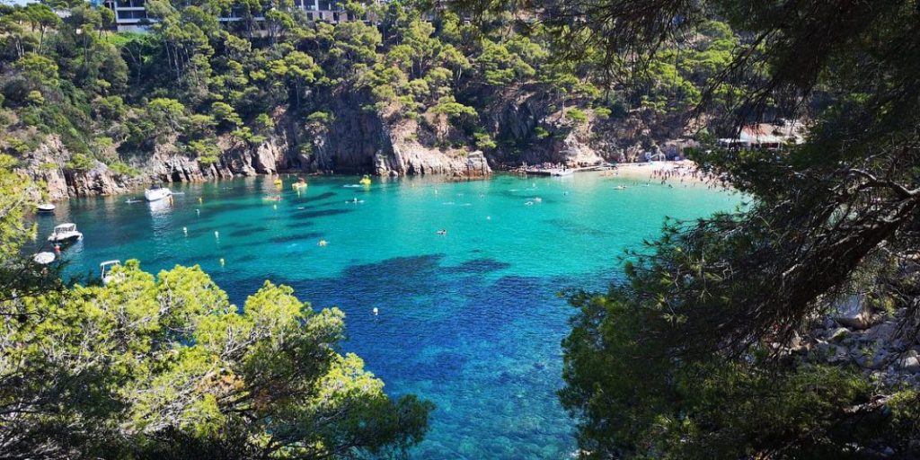 Cataluña: Playa de Aiguablava de Begur (Girona)