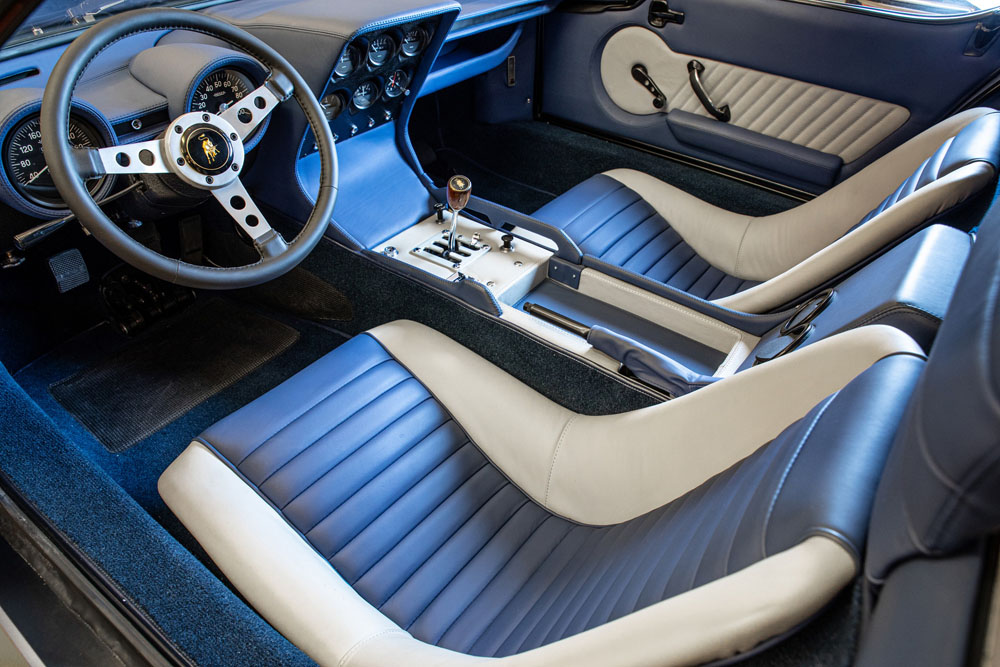 Un Lamborghini Miura con el motor 'equivocado' que será muy caro 3 Motor16 1968 Lamborghini Miura P400 Sotyeb's. Imagen interior.