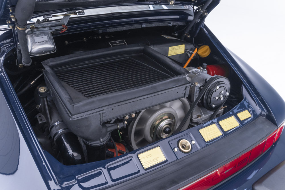 1989 Porsche 911 Turbo. Imagen motor.
