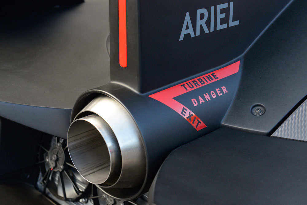 El nuevo Ariel es tan rápido como un Chiron y esconde una turbina 4 Motor16 Ariel Hipercar. Imagen turbina.