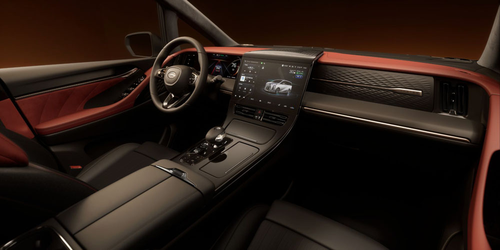 GAC M8. Un monovolumen entre el lujo y la fealdad 4 Motor16 GAC M8. Imagen salpicadero.