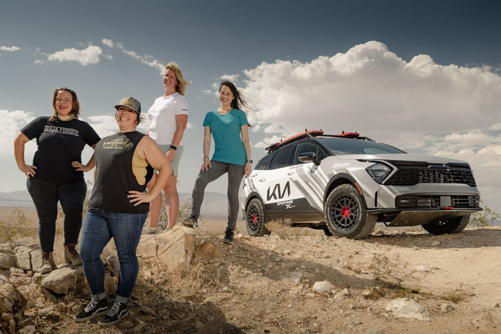 Kia Sportage X-Pro Rally Rebelle. Imagen estática.