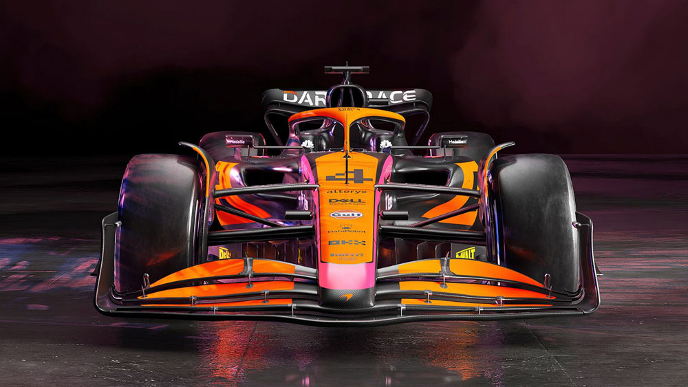 McLaren MCL36 Future Mode. Imagen frontal.