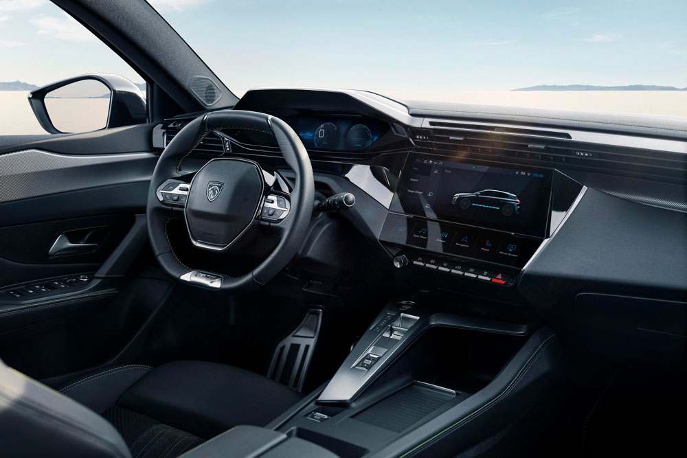 Peugeot E-308. Llega la versión eléctrica del compacto francés 2 Motor16 Peugeot E-308. Imagen interior.