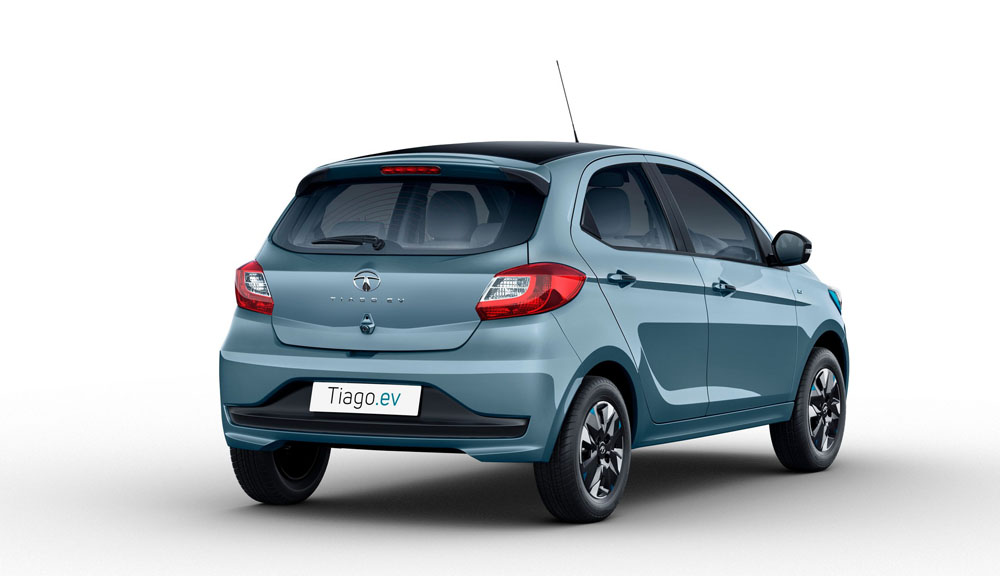 Tata Taigo.ev. Imagen estática trasera.