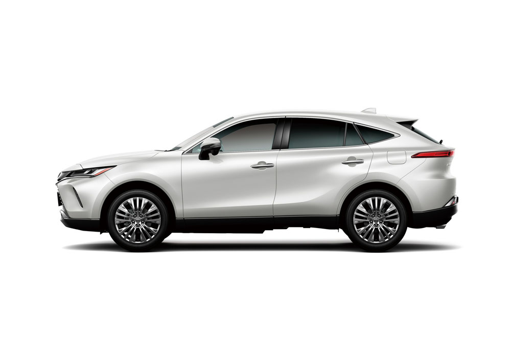 El Toyota Harrier estrena la mecánica de 'nuestro' RAV4 Plug-In Hybrid 3 Motor16 Toyota Harrier PHEV. Imagen estudio lateral.