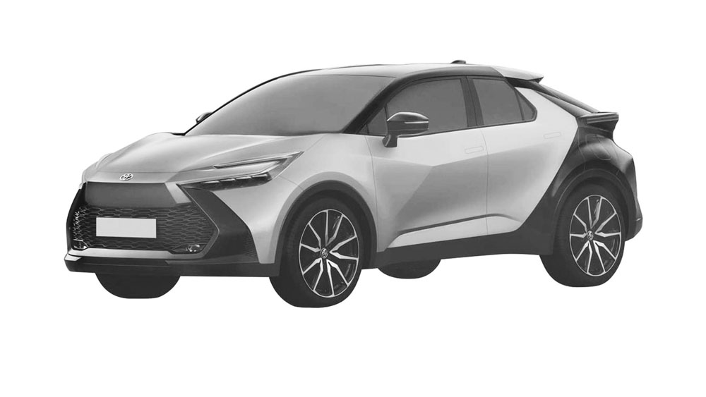 Así podría ser el futuro Toyota C-HR 7 Motor16 2022 Toyota Small SUV EV Patente 1 1 Motor16
