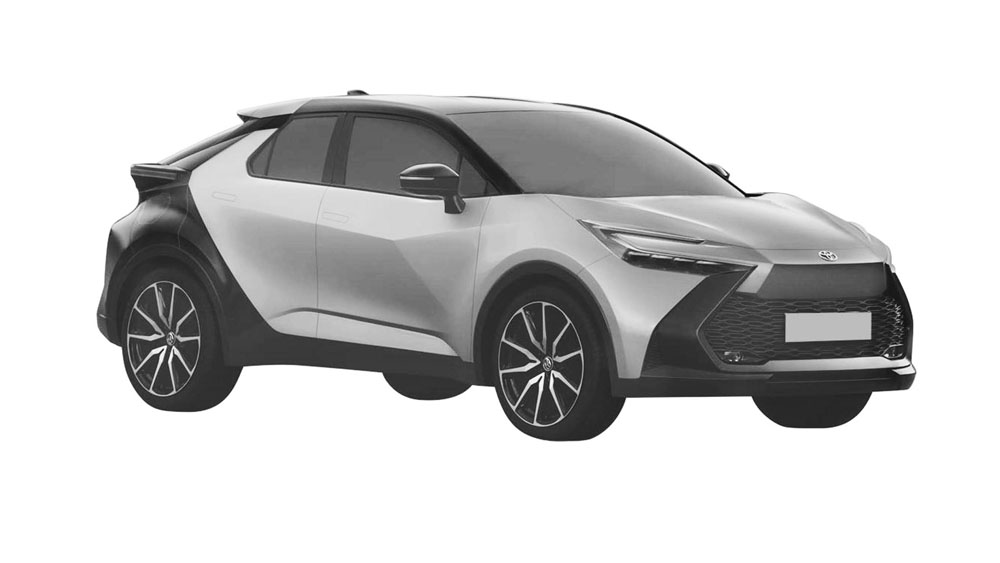Así podría ser el futuro Toyota C-HR 8 Motor16 2022 Toyota Small SUV EV Patente 2 Motor16