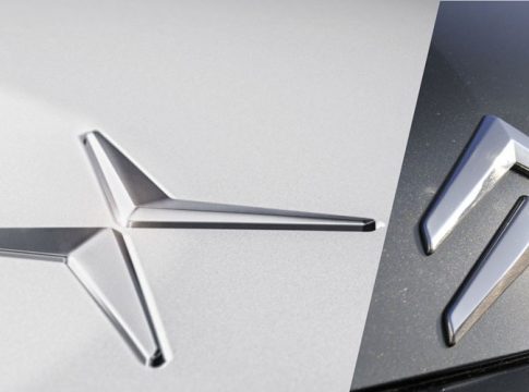 Emblemas Citroën y Polestar