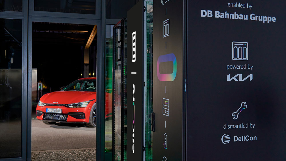 Baterías reutilizadas de Kia como sistema de almacenamiento 2 Motor16 Kia segunda vida baterías. Imagen EV6.