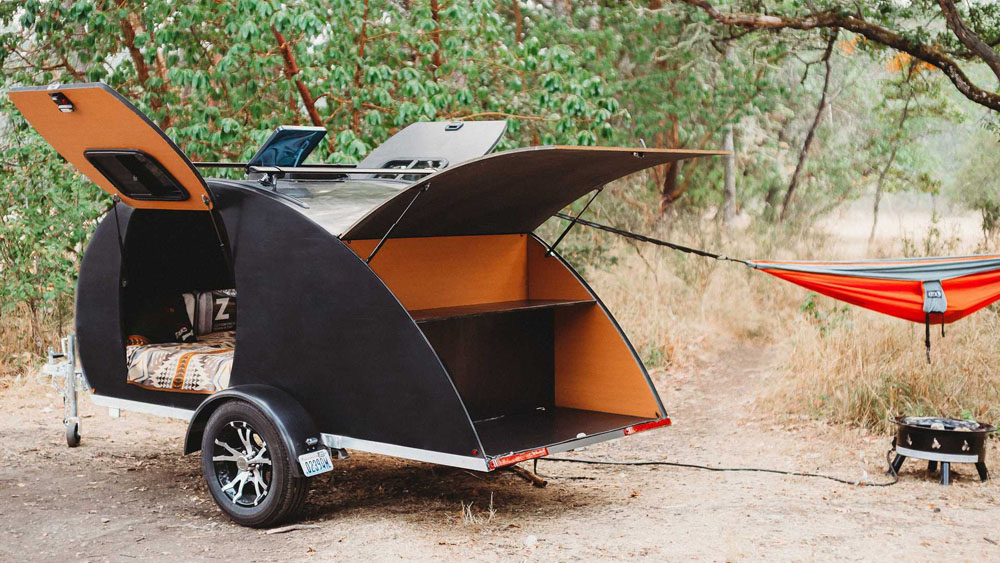 La caravana más ligera del mundo pesa 225 kilos y es de carbono 3 Motor16 2022 rift utility camper carbono 1 1 Motor16