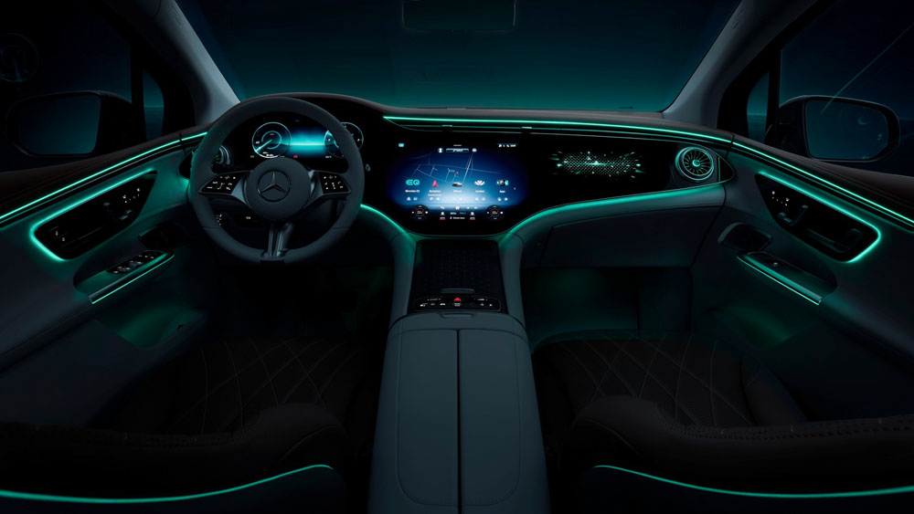 El último adelanto del Mercedes-Benz EQE SUV 5 Motor16 Mercedes-Benz EQE SUV interior