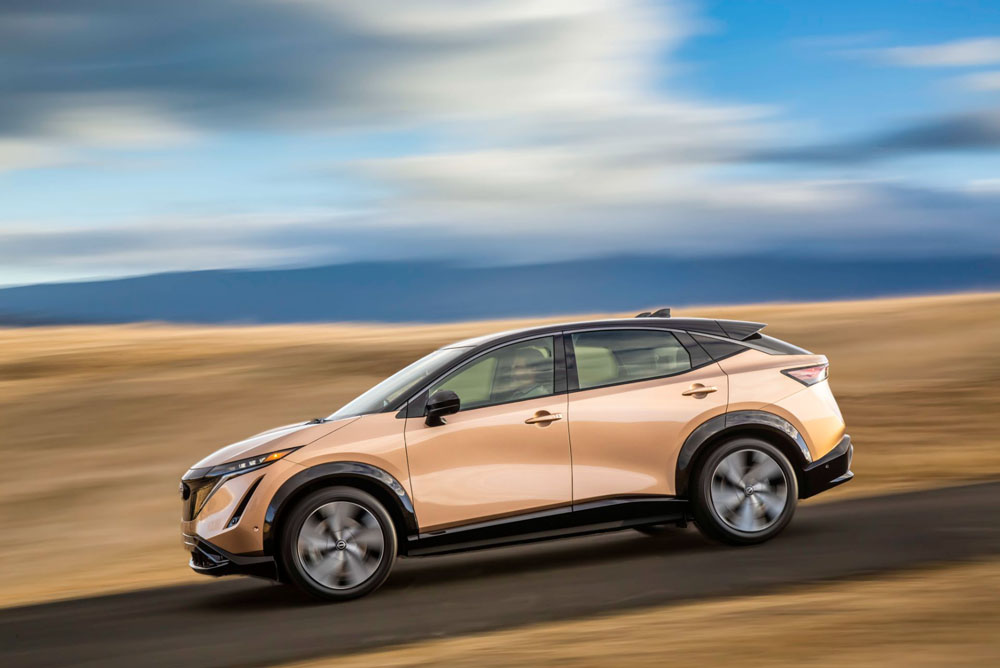 El Nissan Ariya aterriza en Estados Unidos desde 43.190 dólares 1 Motor16 Nissan Ariya EE.UU. Imagen movimiento.