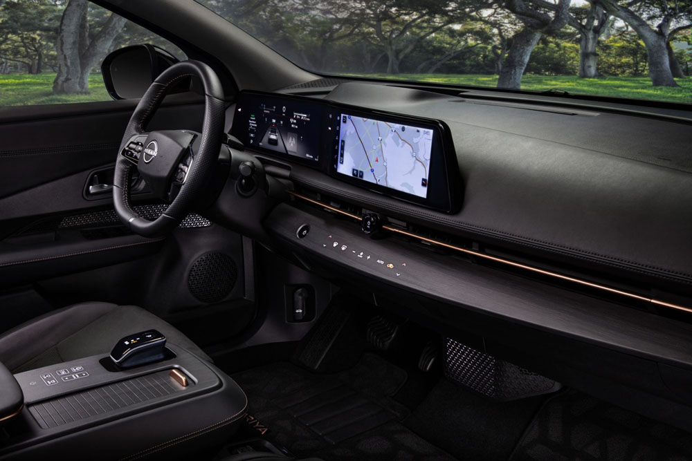 El Nissan Ariya aterriza en Estados Unidos desde 43.190 dólares 2 Motor16 Nissan Ariya EE.UU. Imagen interior.