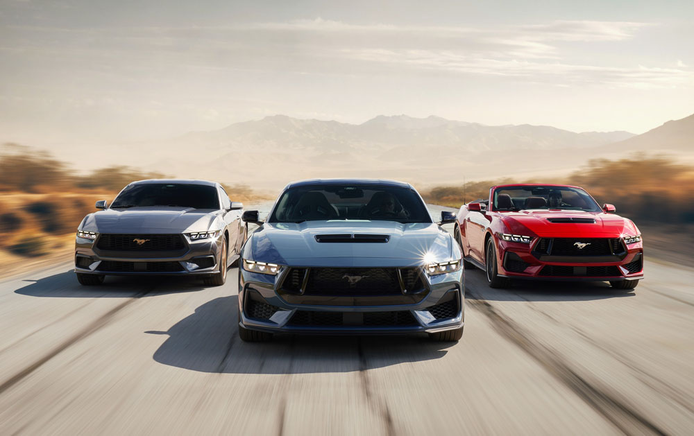 Ford Mustang 2023. Imagen movimiento.